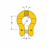 Cupla tip omega pentru lant - imagine 2