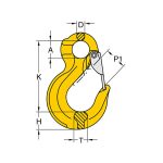 Carlig cu inel si siguranta - imagine 2