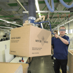 Tub cu vid ridicat cutii carton 50 kg - imagine 4