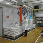 Tub cu vid din inox manipulat saci 50 kg - imagine 2