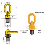 Inel de ridicare rotativ articulat 8-271 - imagine 3