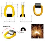 Inel de ridicare sudabil Yoke 8-057 - imagine 3