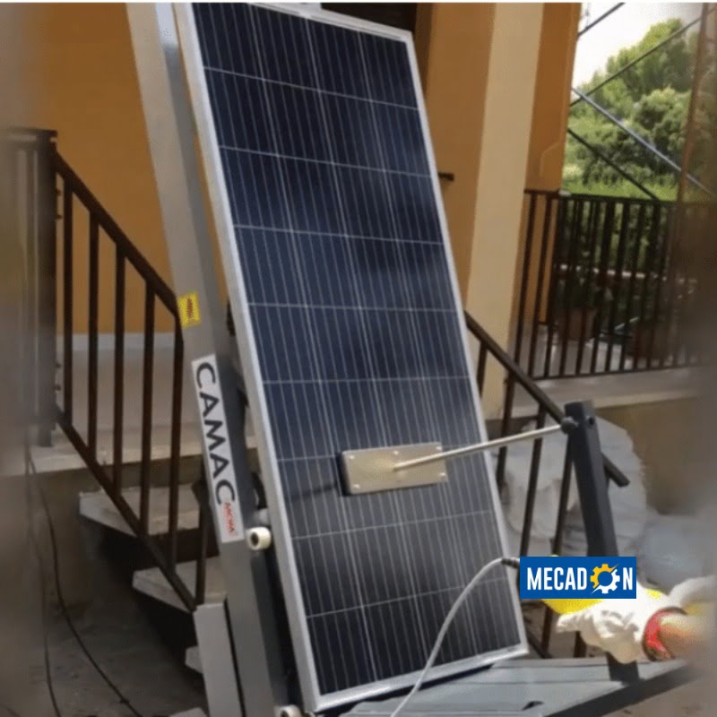 Lift panouri fotovoltaice proiect finalizat Mecadon