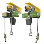 Electropalan 0.125-1.0 tone cu carucior port-palan actionat manual, prin impingere pe grinda