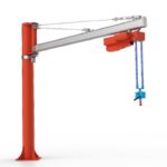 Manipulatoare pivotante cu brat cu cabluri, model TEIA, max. 180 kg, rază max. 6000 mm