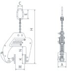 Cleste pentru ridicarea de panouri sandwich, max 250 kG - imagine 7