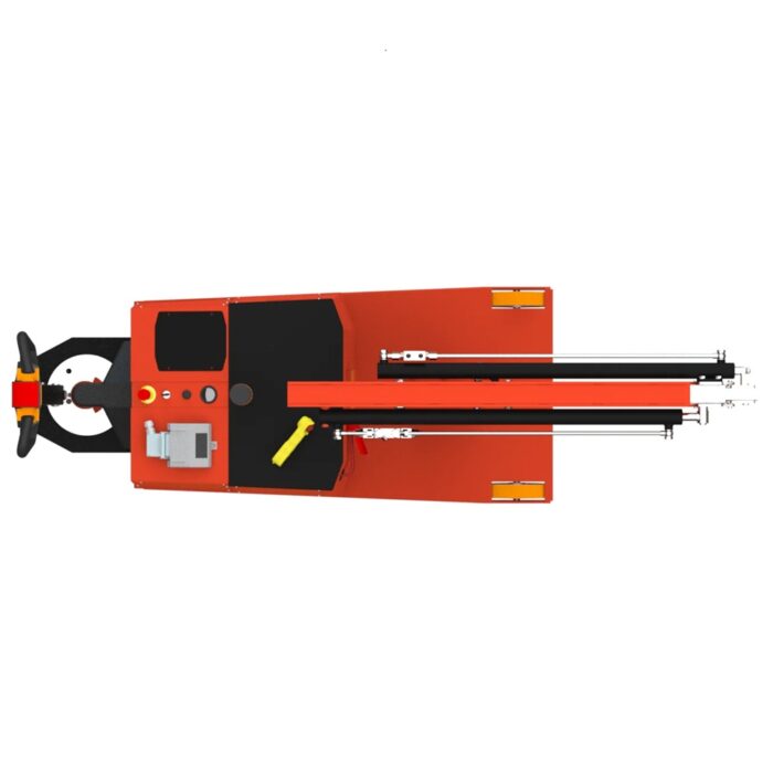 Macara mobila cu brat extensibil electric, deplasare electrica, coloană fixă, brat 2500 mm, capacitate 250-1000kG, telecomanda - imagine 5