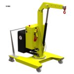 Macara rotativa 500 kg, H=3,35m - imagine 3