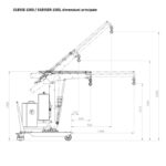 Macara rotativa 500 kg, brat electric, H=3,0m - imagine 6