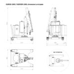 Macara rotativa 500 kg, brat electric, H=3,0m - imagine 5