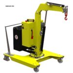 Macara rotativa 500 kg, brat electric, H=3,0m - imagine 3