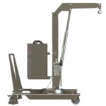 Macara inox rotativa, 500kG, H=2,85m - imagine 2