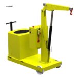 Macara mobila1000 kg, H=3,03m - imagine 4