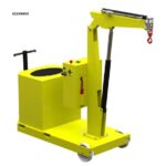 Macara mobila1000 kg, H=3,03m - imagine 3