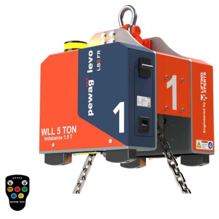 Sistem hidraulic de echilibrare a sarcinii Pewag Levo cu operare prin telecomandă