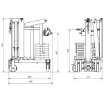 Macara multi-lift din aluminiu contrabalansata - imagine 7