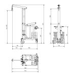 Macara multi-lift din aluminiu contrabalansata - imagine 3